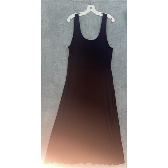 Old Navy Dress Womens XL Black‎ Maxi Sleeveless Stretch Knit Beachy Comfortable - Picture 9 of 9